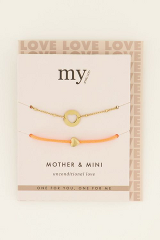 Mutter - Tochter Armbänder mini