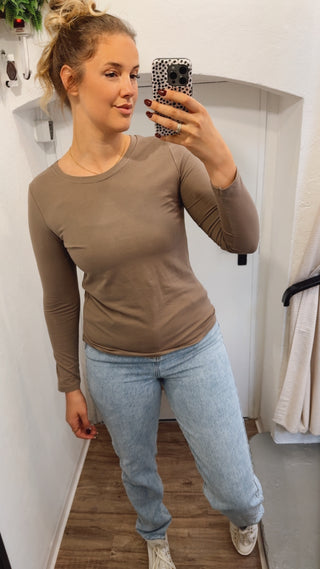 Longsleeve braun