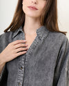 Oversize Denim Bluse
