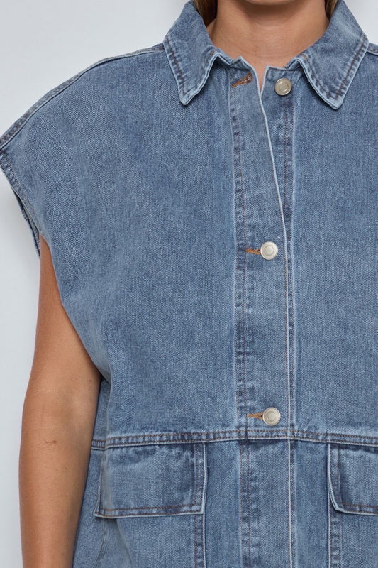 Super Oversized Jeansweste