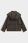 Short Trench Jacket – Chocolate Brown
