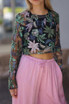 Crop Longsleeve Tropical