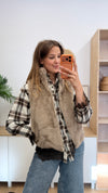 Faux-Fur Weste
