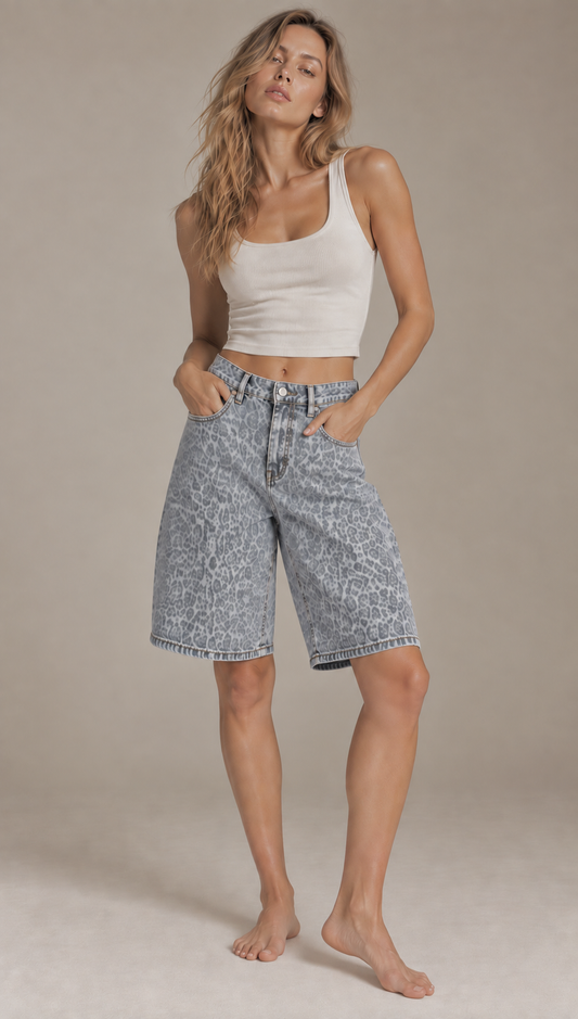 Leo Denim Bermuda