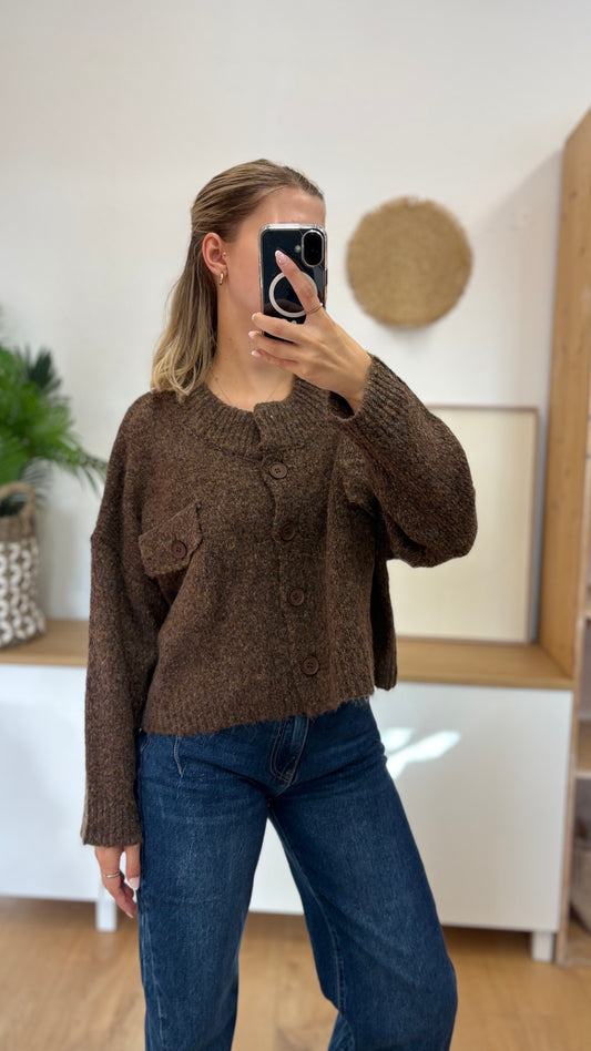 Mocha Cardigan