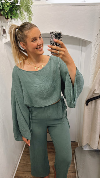 Musselin Zweiteiler
