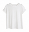 Basic Shirt gekrempelter Arm