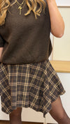 Karo Rock mit eingenähter Hose
