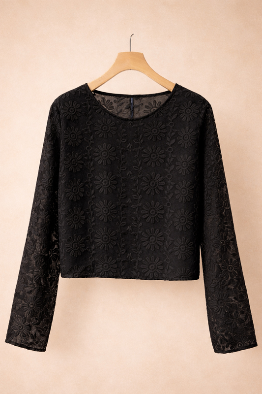 Spitzen Crop Shirt Fiona