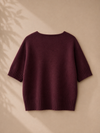 Fine Knit V-Pullover