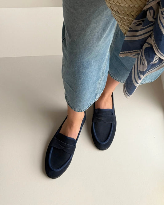 Loafer Classic Velour - marine