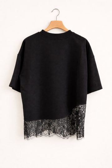 T-Shirt mit Spitze
