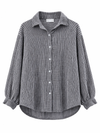 Musselinbluse fine Stripe