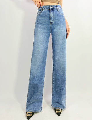 High Waist Jeans, Straight Leg