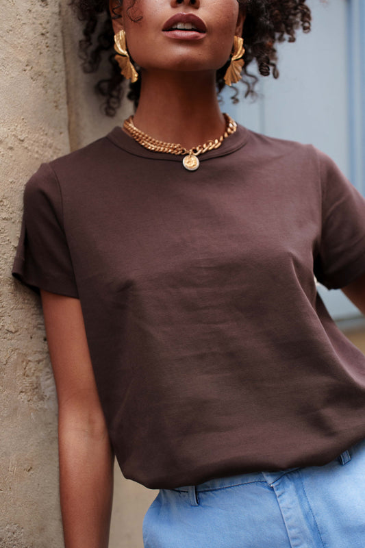 Basic Baumwollshirt