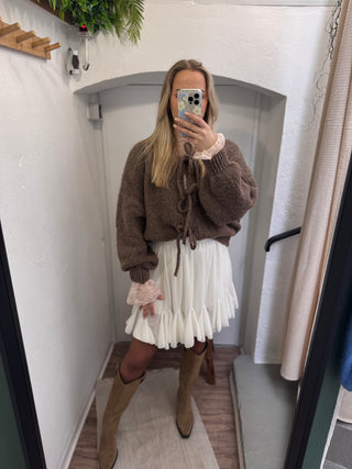 Cardigan mit Schleifen