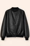 Lederjacke geflochten