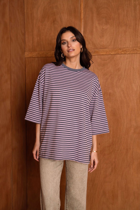 Oversized Stripe Shirt