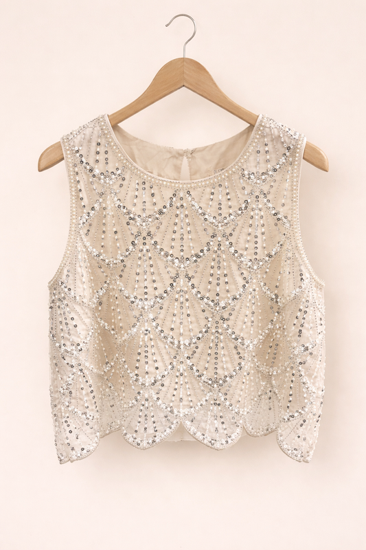 Pailletten-Top Glamour Glow