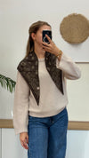 Wendeschal mit Paisley-Muster