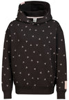 Hoodie mit Schleifen-Stickerei