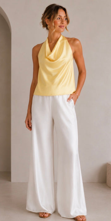 Wasserfall Satin-Top