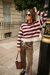 Spitzen Pullover