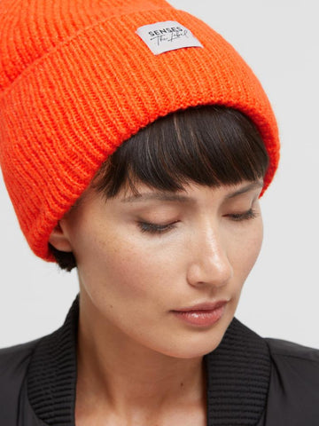 Strickmütze ARI:ANE mit Label Patch