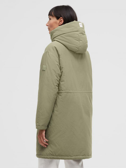 Lange Winterjacke OH:YEA mit Kapuze
