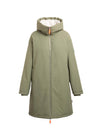 Lange Winterjacke OH:YEA mit Kapuze