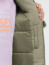 Lange Winterjacke OH:YEA mit Kapuze