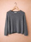 Baby Alpaka Pullover grau