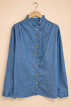 Curve Bluse denim