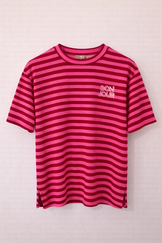 Bonjour Stripe Shirt