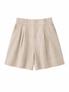 Leinen Short