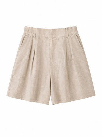 Leinen Short