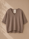 Fine Knit V-Pullover