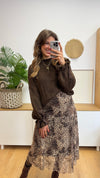 Strickpullover mit Spitzenschleife