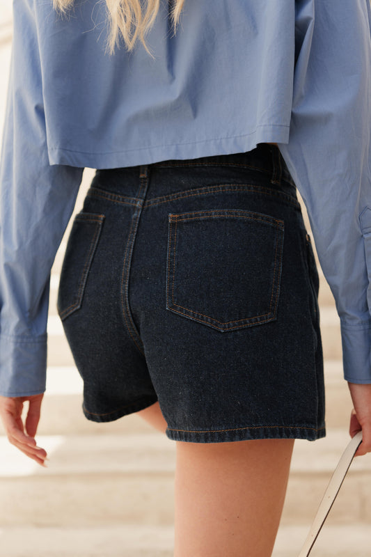 Skort Jeans dark blue