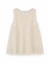 Flauschiges Fransenshirt