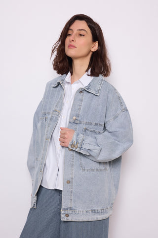 Oversized Jeansjacke