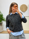 Leo Pullover grau