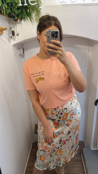 Croissant Shirt apricot