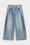 Wide Leg Jeans mit besonderem Bund ZR9082-38