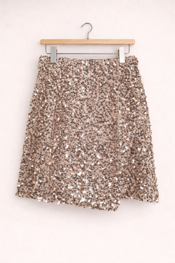 Pailetten Skort kurz