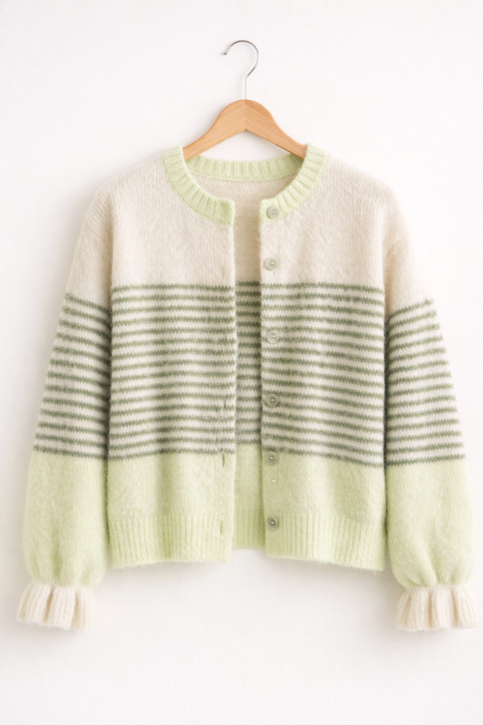 Strickjacke Steffi grün
