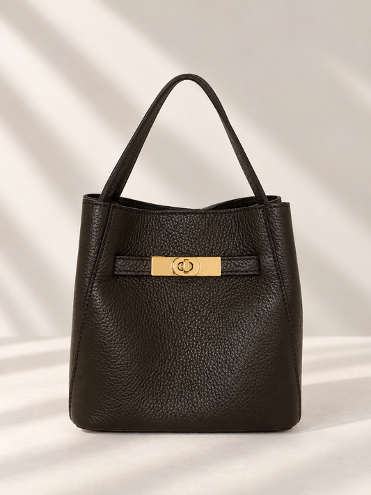 Ledertasche mit herausnehmbarer Innentasche & Schulterriemen
