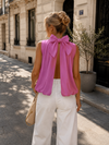 Rückenfreie Bluse