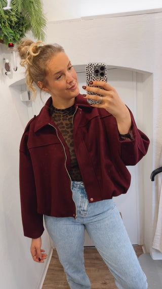 Oversize Jacke mit Ballon-Silhouette