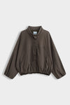 Jacke Velours-/Suede-Look